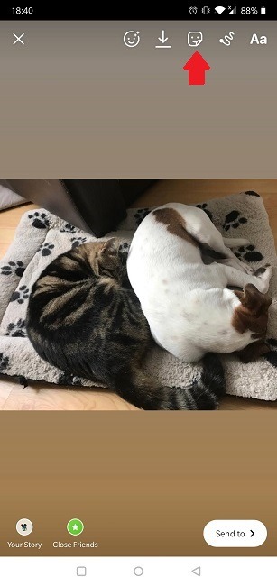 How To Add Music Instagram Story Sticker Button Up