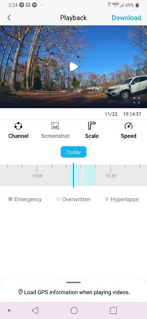 Jomise K7 Dash Cam Review Timeline