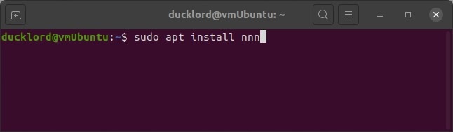 Navigate Filesystem With Nnn Apt Get
