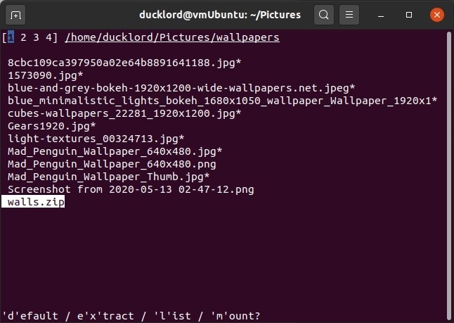 Navigate Filesystem With Nnn Extract Archive