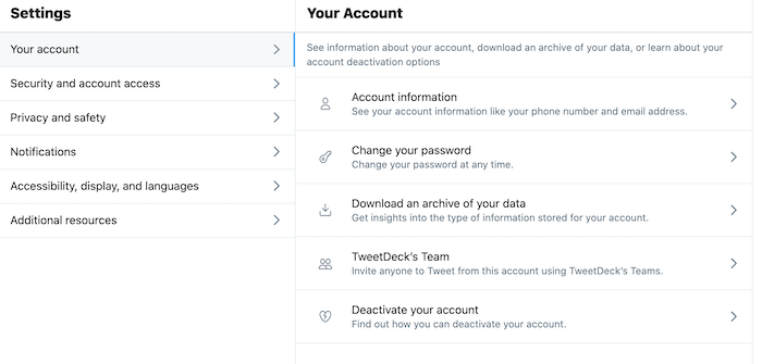 You can download an archive of all your Twitter data.