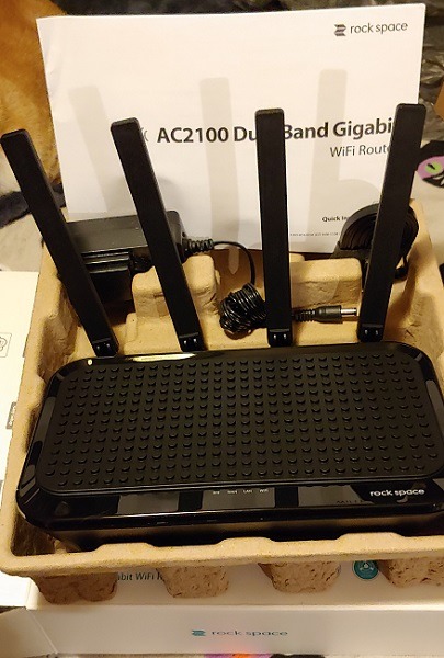 Rock Space Ac2100 Wi Fi Router Open Box