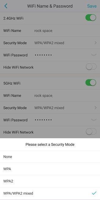 Rock Space Ac2100 Wi Fi Router Security