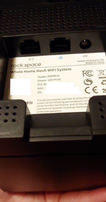 Rockspace Whole Home Mesh Wifi System Review Ports