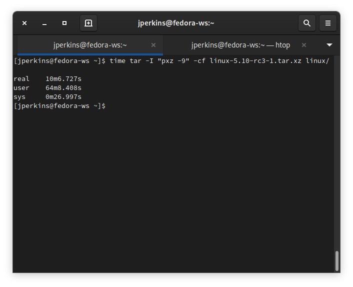 Tar All Cores Pxz 9 Time