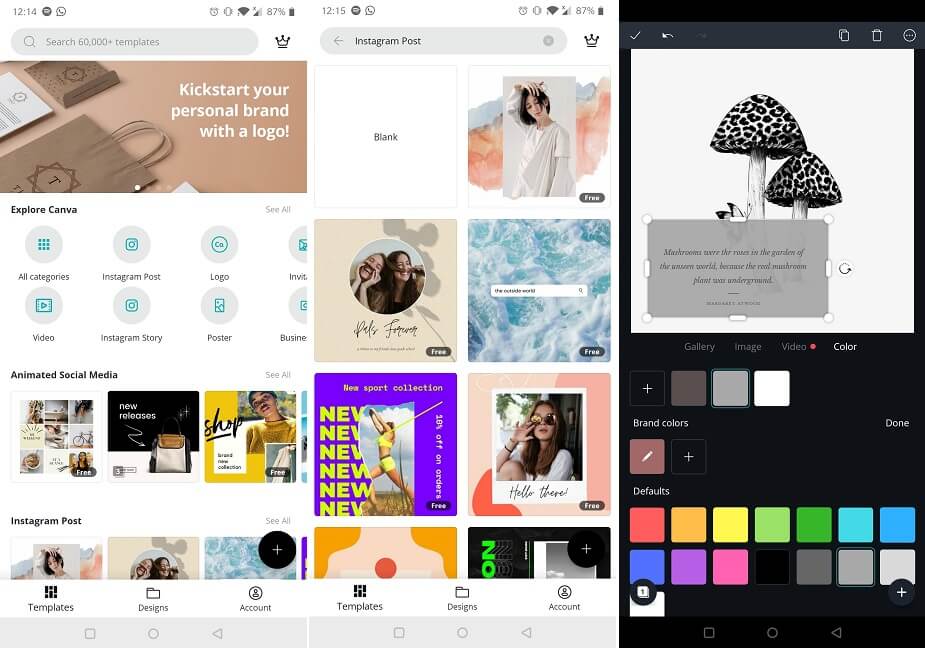 Top Apps Instagrammers Canva Overview