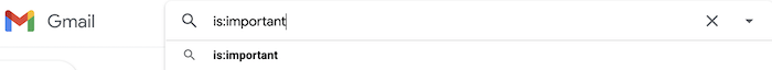 Use Gmail Search Tips Important