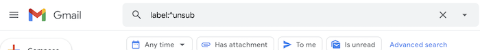 Use Gmail Search Tips Unsub