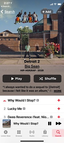 Apple Music Animated Artwork Big Sean