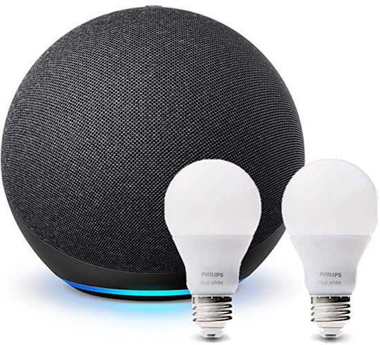 Deal Echo Phiilips Hue Bundle