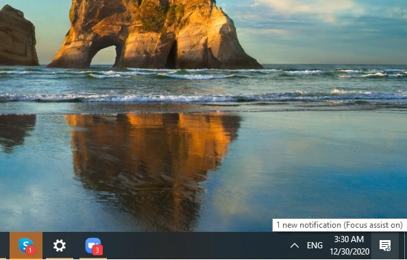 Focus Assist Example Skype