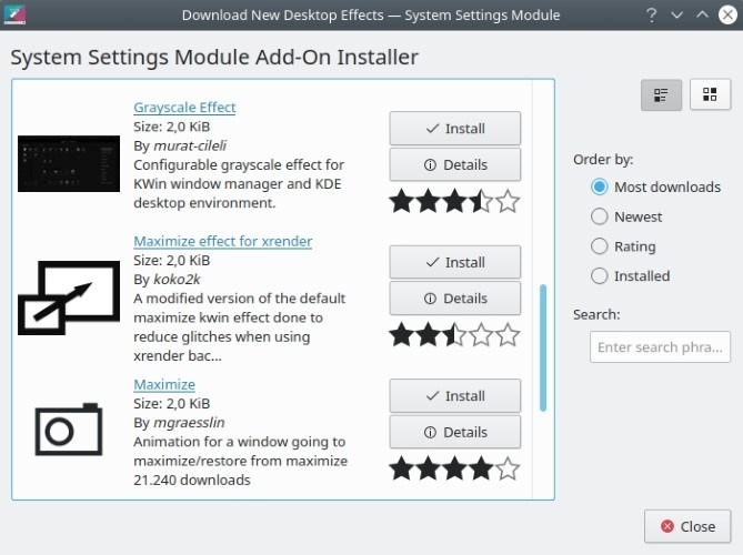 Kde Desktop Effects Download More