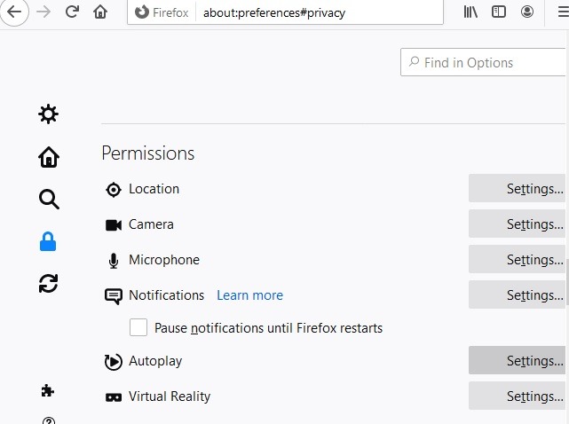 Mute Browsers Firefox Autoplay