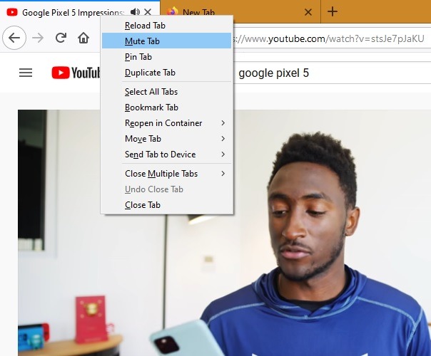 Mute Browsers Firefox