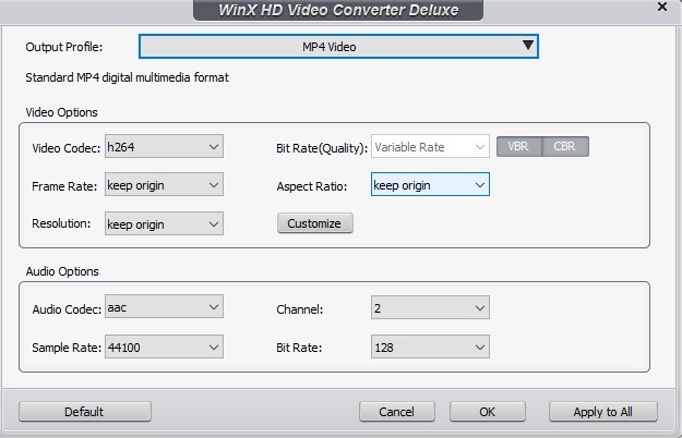 Winx Free Format Of Conversion