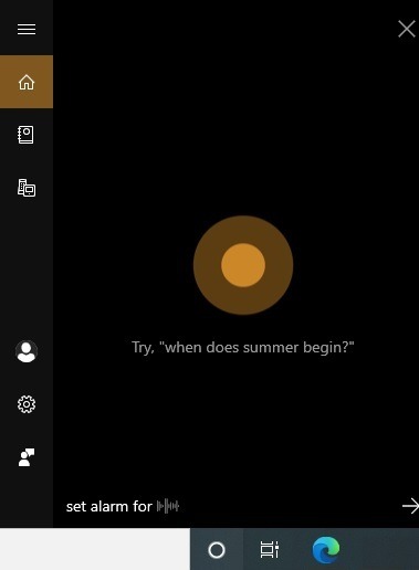 Windows10 Alarms Timers Cortana Alarm Instruction