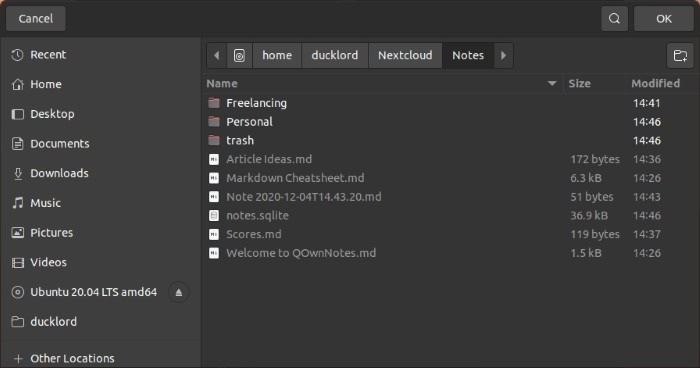 Brain Like Notes With Obsidian Select Notes Folder