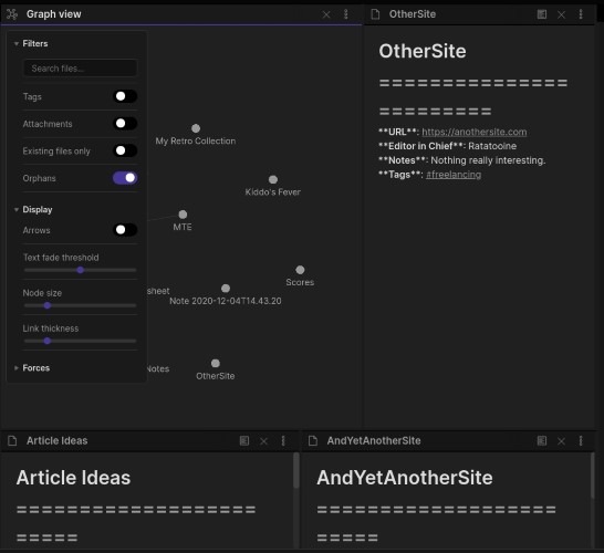 Brain Like Notes With Obsidian The Knowledge Graph Defaults
