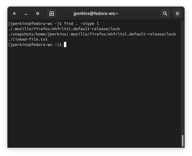 Broken Symlinks Find