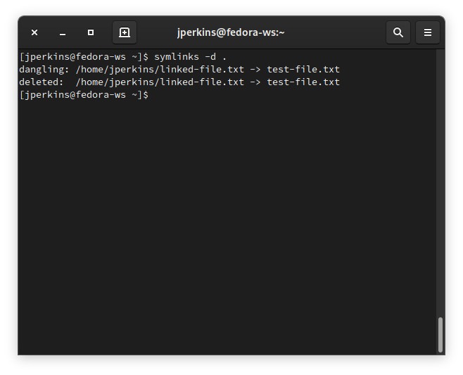Broken Symlinks Symlink D