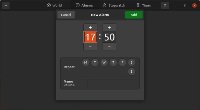 Check Time With Gnome Clocks Alarms 1