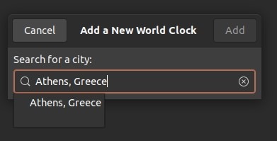 Check Time With Gnome Clocks Choose City 1