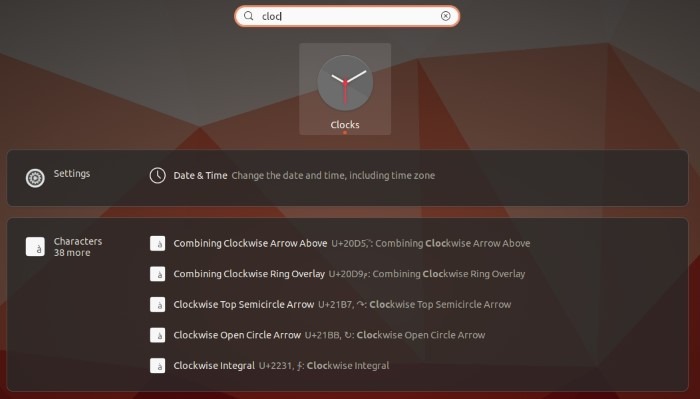 Check Time With Gnome Clocks Run