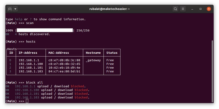 Evillimiter Block All Hosts