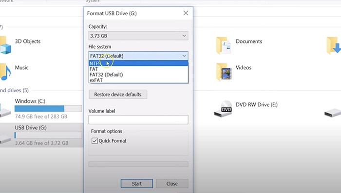 Factory Reset Xbox Windows Usb Formatting