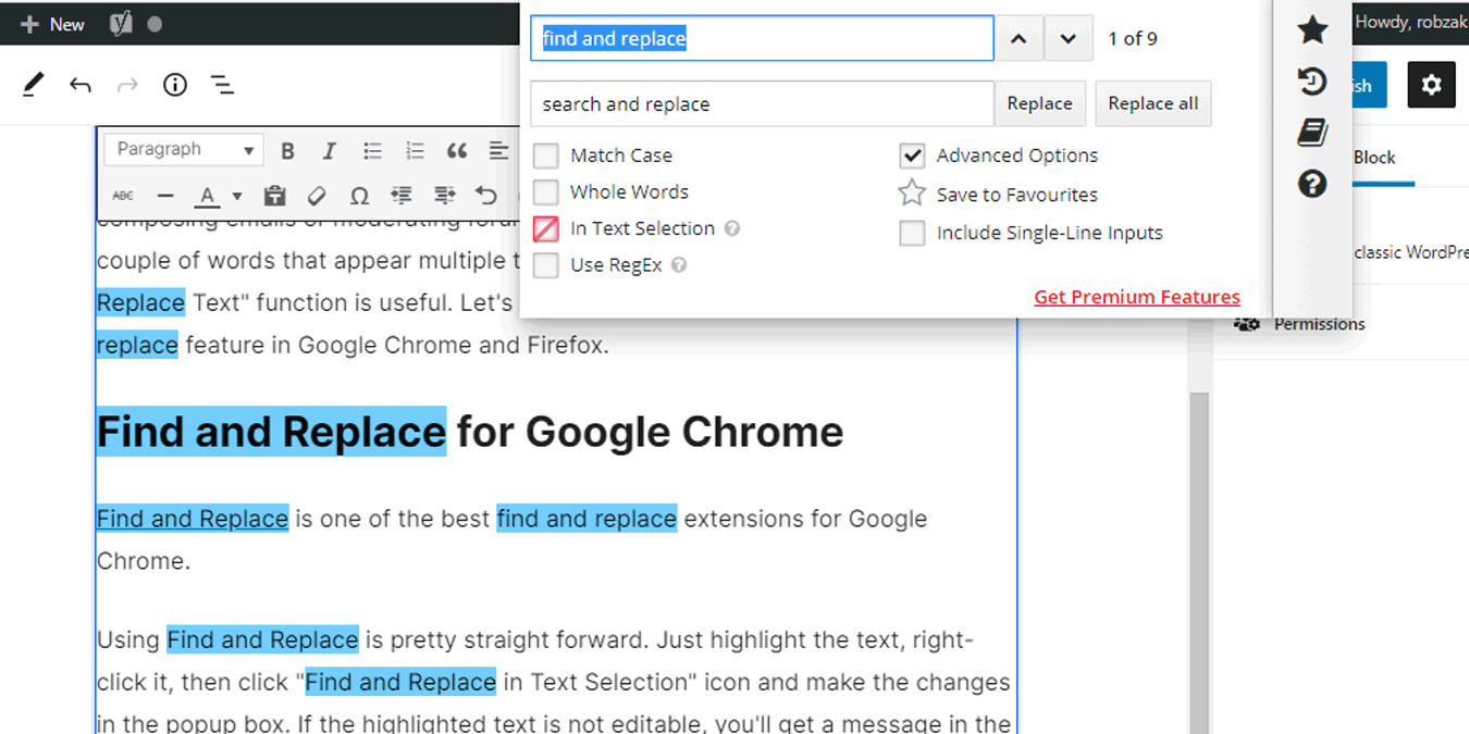 How to Find and Replace Text in Chrome and Firefox