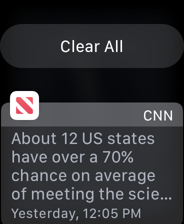 Find Everything Apple Watch Clear All
