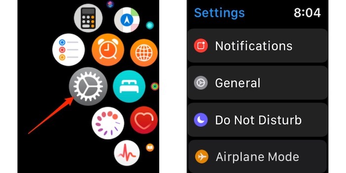 Find Everything Apple Watch Settings