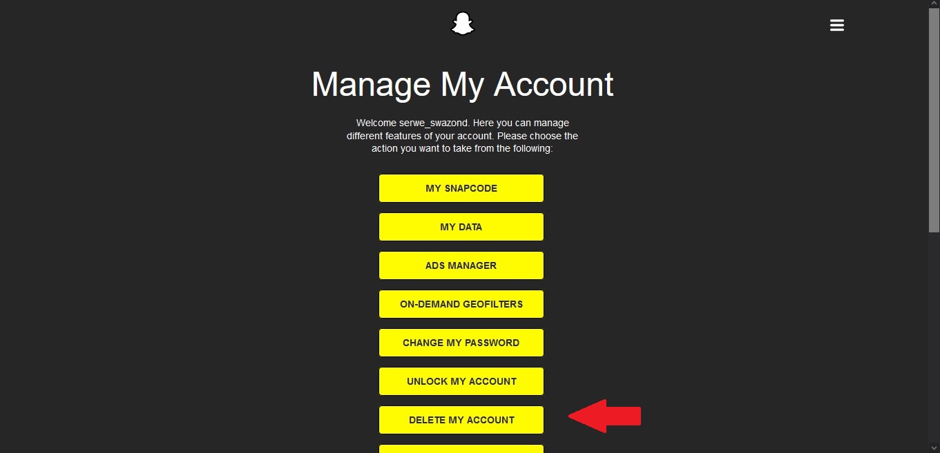 How To Delete Snapchat Delete Account Desktop
