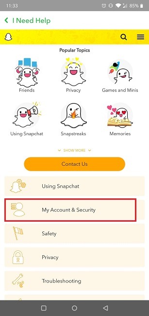 How To Delete Snapchat Mobile App Account Security