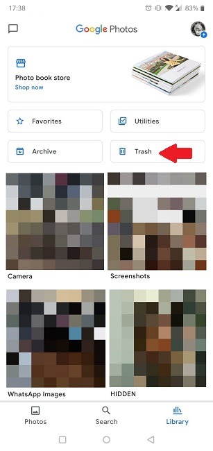 How To Recover Deleted Photos Google Photos Trash Folder
