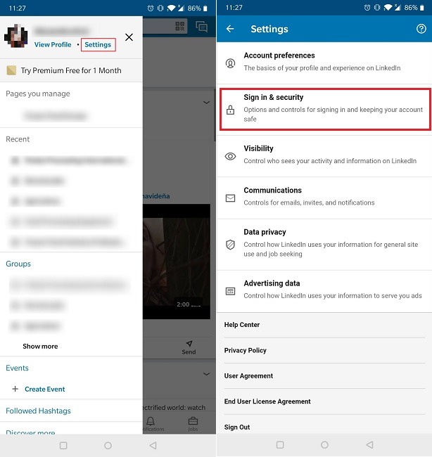 How To Two Factor Authentication Linkedin Mobile Sign In Security