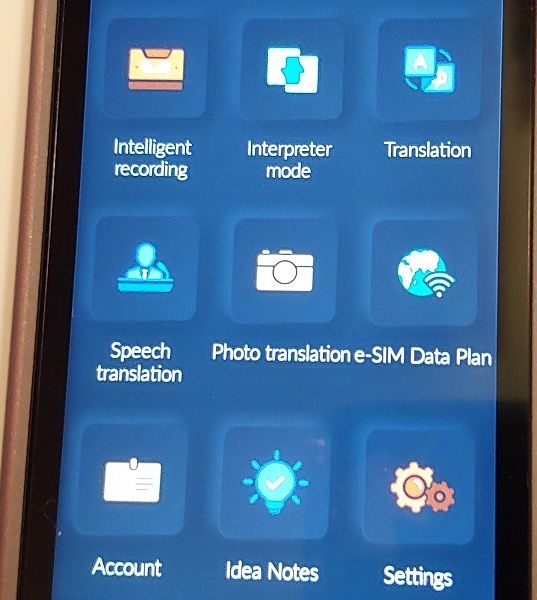 Langogo Summit Language Translator Review Translation Options