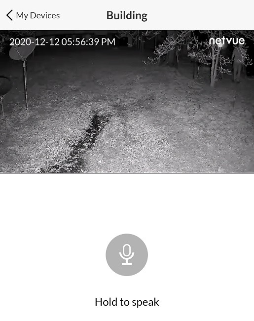 Netvue Vigil 2 Outdoor Security Camera Review Night