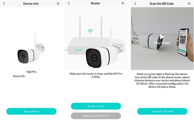 Netvue Vigil Pro Outdoor Security Camera Review App