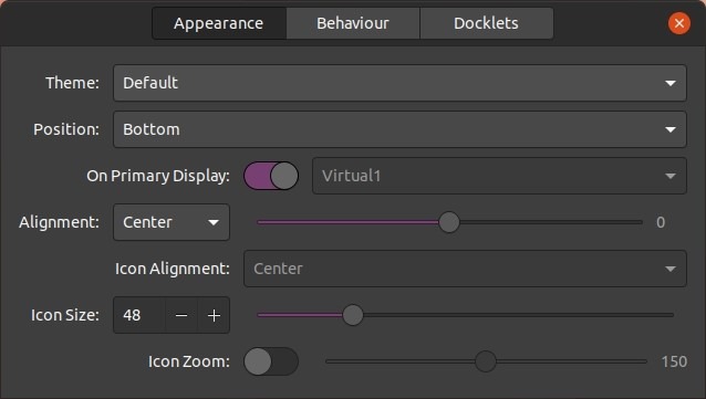 Plank Dock In Ubuntu Appearance