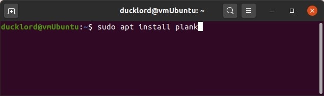Plank Dock In Ubuntu Installation