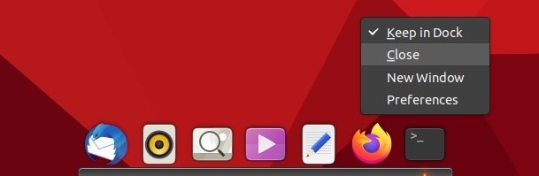 Plank Dock In Ubuntu Right Click Terminal