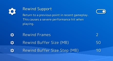 Retroarch Rewind Our Rewind Values