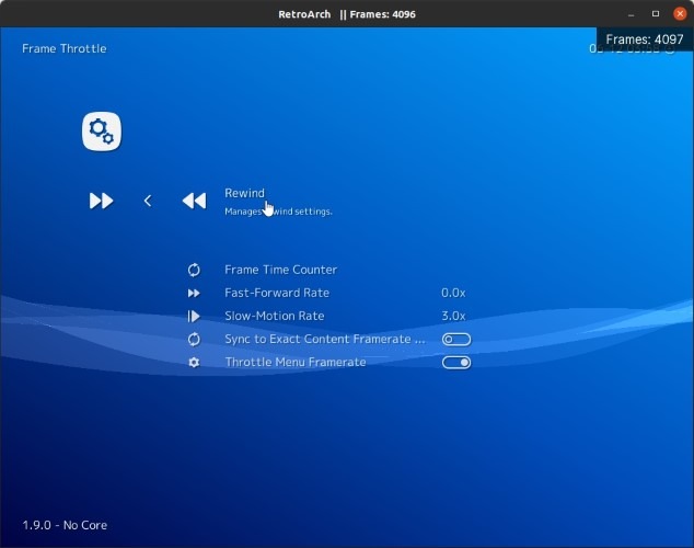 Retroarch Rewind Select Rewind