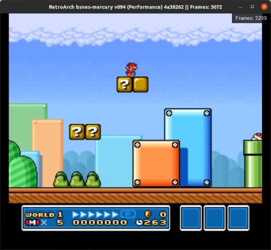 Retroarch Rewind Super Mario