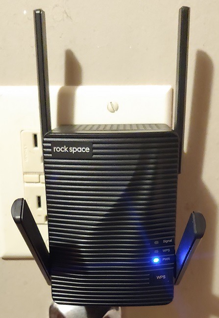 Rock Space Wi Fi Range Extender Review Installed