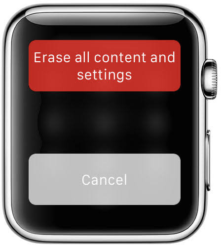 Switch Apple Watch Iphone Erase Settings