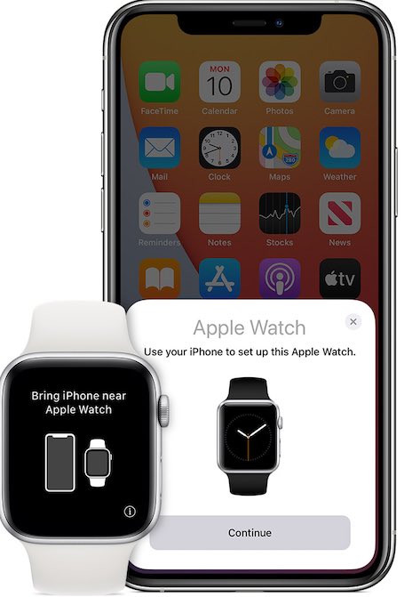 Switch Apple Watch Iphone Set Up Pair Screen