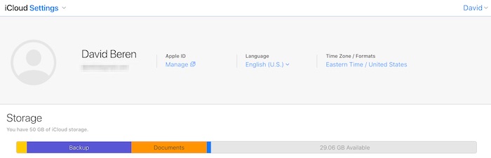 Taking Up Icloud Storage Iclouddotcom