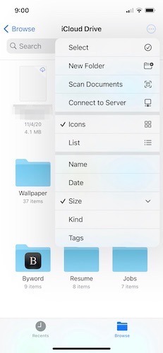 Taking Up Icloud Storage Threedots